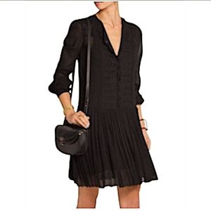 Black Mini Dress, chiffon